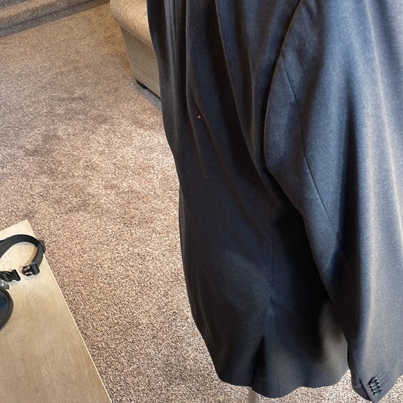 Canali mens 42R Dark Gray Solid 100% Wool 2-button Suit Jacket Sport Coat - Picture 4 of 7